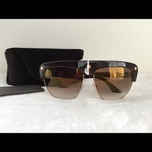 New Tom Ford Women's "Liane" Aviator Sunglasse…